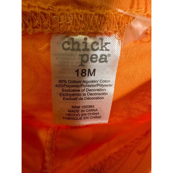 NWT Chick Pea Baby‎ Halloween Pumpkin Set Size 18M - Picture 8 of 13